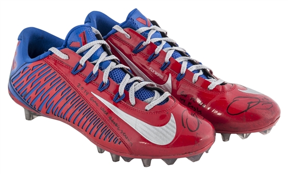 2014 Game Used Odell Beckham Jr. Signed Cleats (MEARS and JSA)